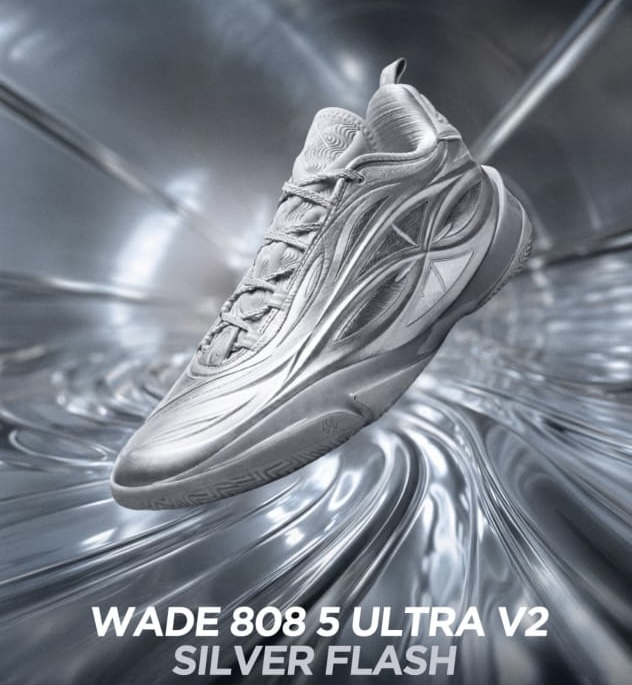 Wade 808 5 ultra V2 silver flash