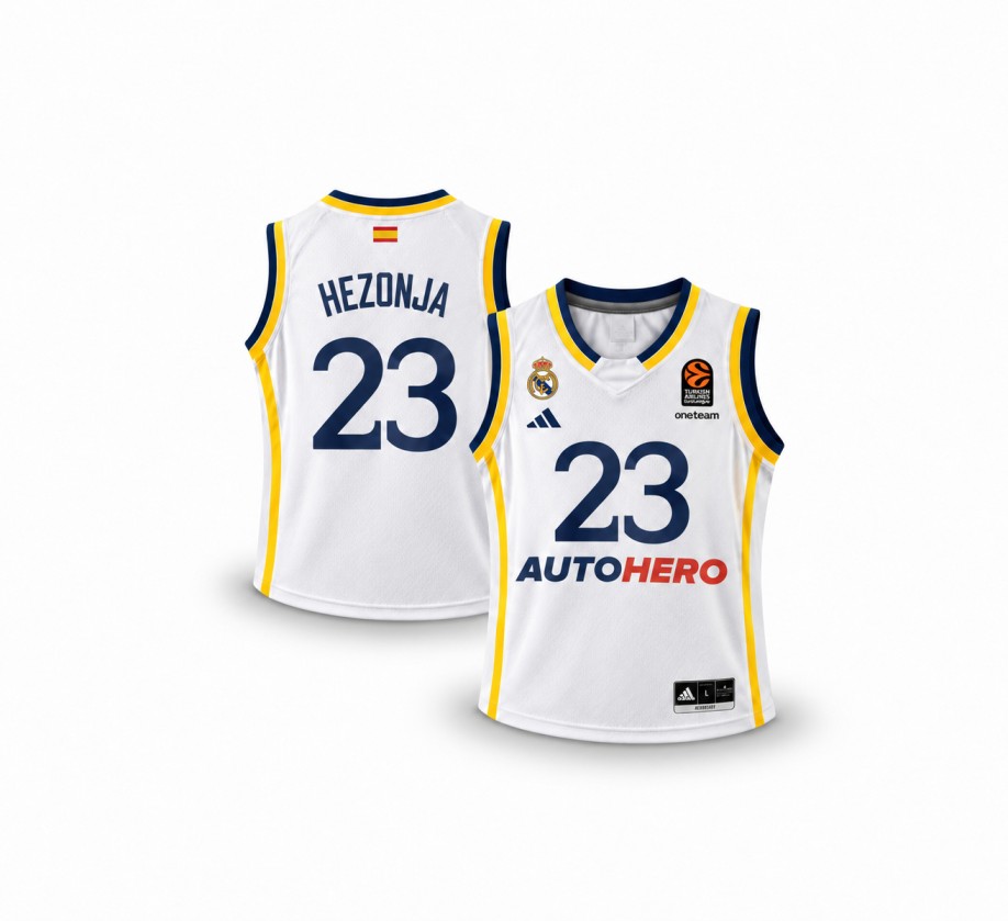 Real Madrid Baloncesto home basketball jersey