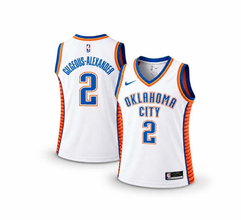Oklahoma City Thunder Shai Gilgeous-Alexander #2 Association Edition Nike Dri-FIT NBA Swingman Jersey