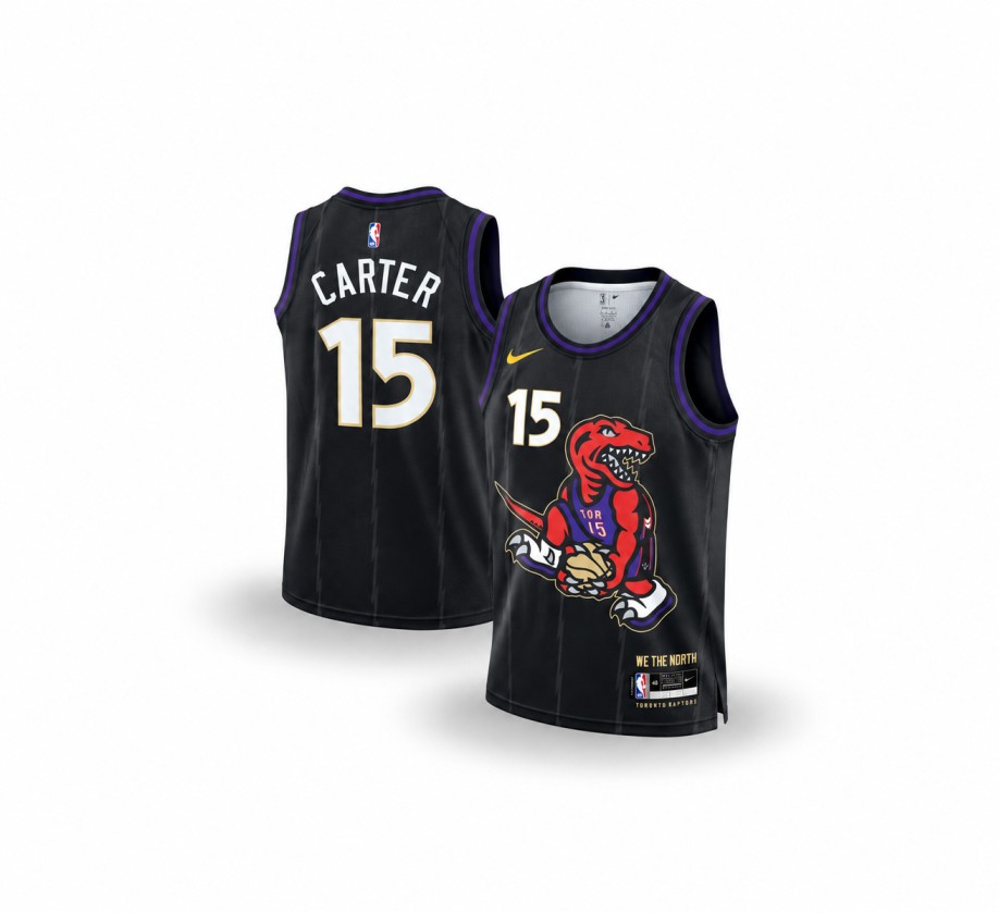 Toronto Raptors 2024–25 City Edition Vince Carter Basketball Jersey