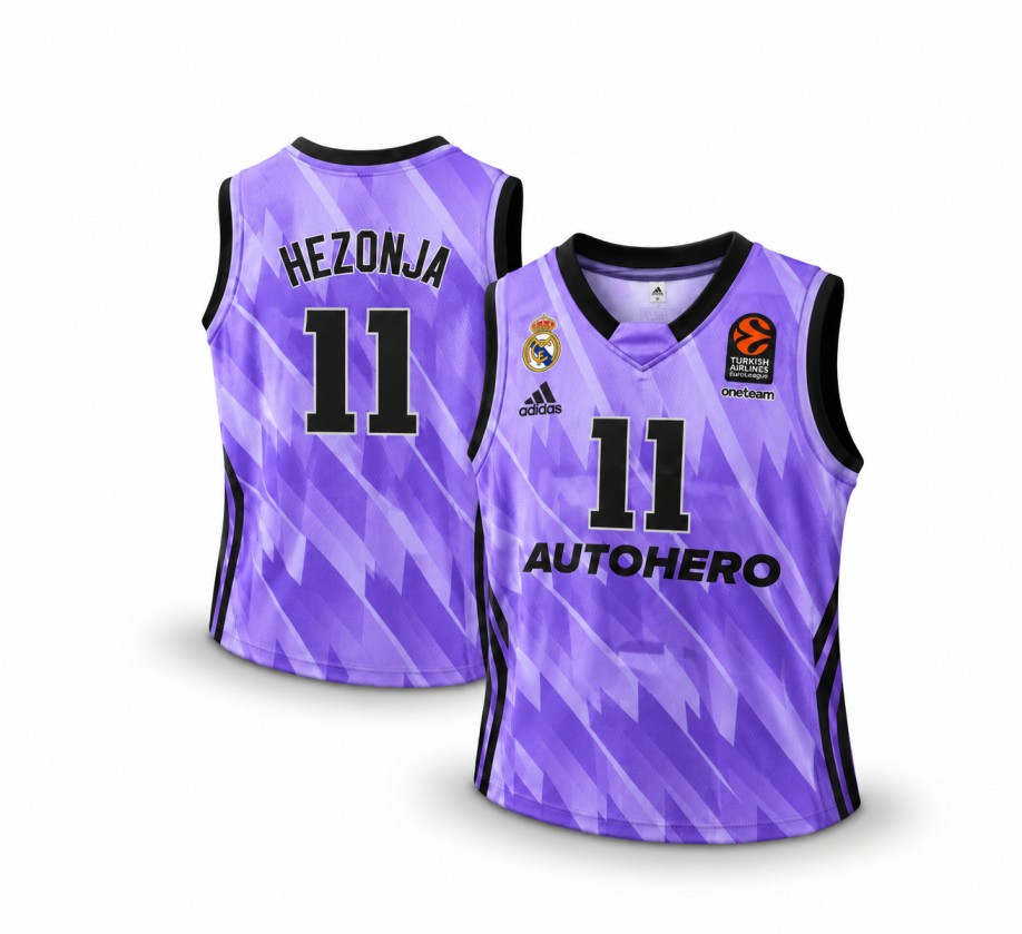 Real Madrid 2022–23 EuroLeague Away (2nd) basketball jersey