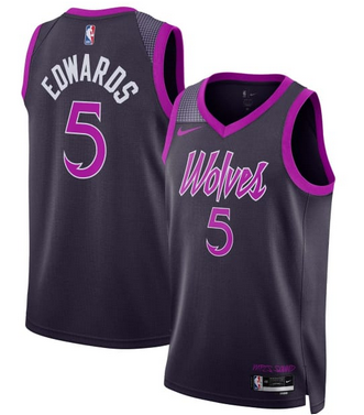 Timberwolves Anthony Edwards Purple