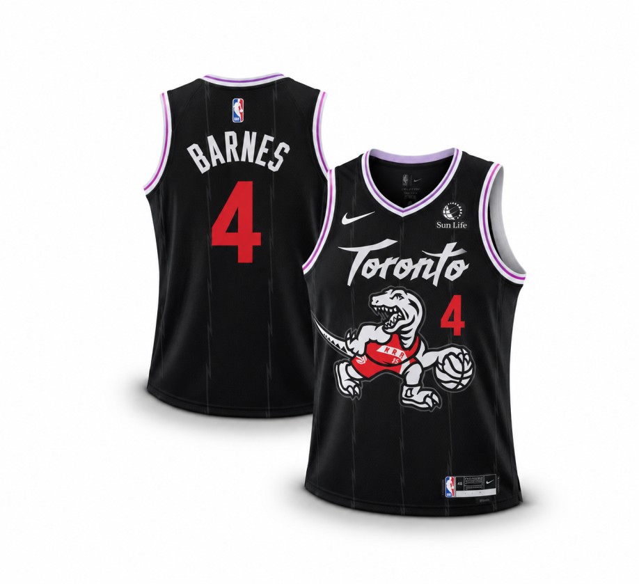 Scottie Barnes Toronto Raptors 2025/26 City Edition Nike Swingman Jersey