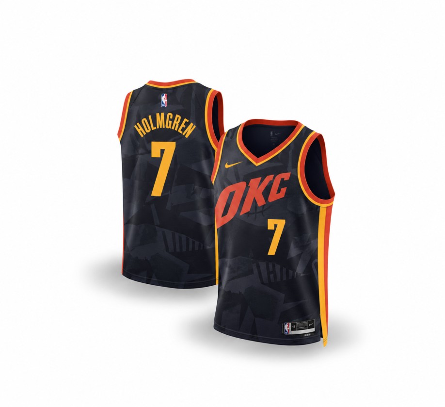 Chet Holmgren #7 Oklahoma City Thunder 2023/24 City Edition Nike Swingman Jersey