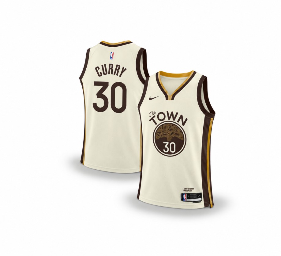 Stephen Curry Golden State Warriors Nike 2025/26 City Edition ("The Town") Swingman Jersey