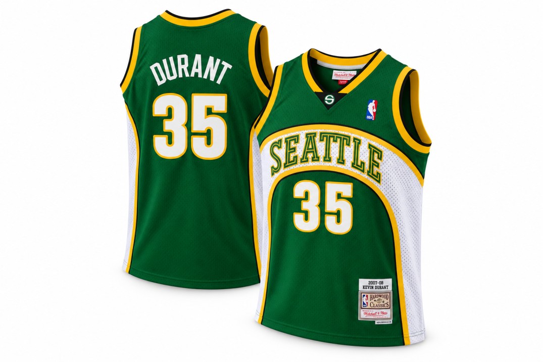 Mitchell & Ness Kevin Durant Seattle SuperSonics 2007–08 Hardwood Classics Swingman Jersey