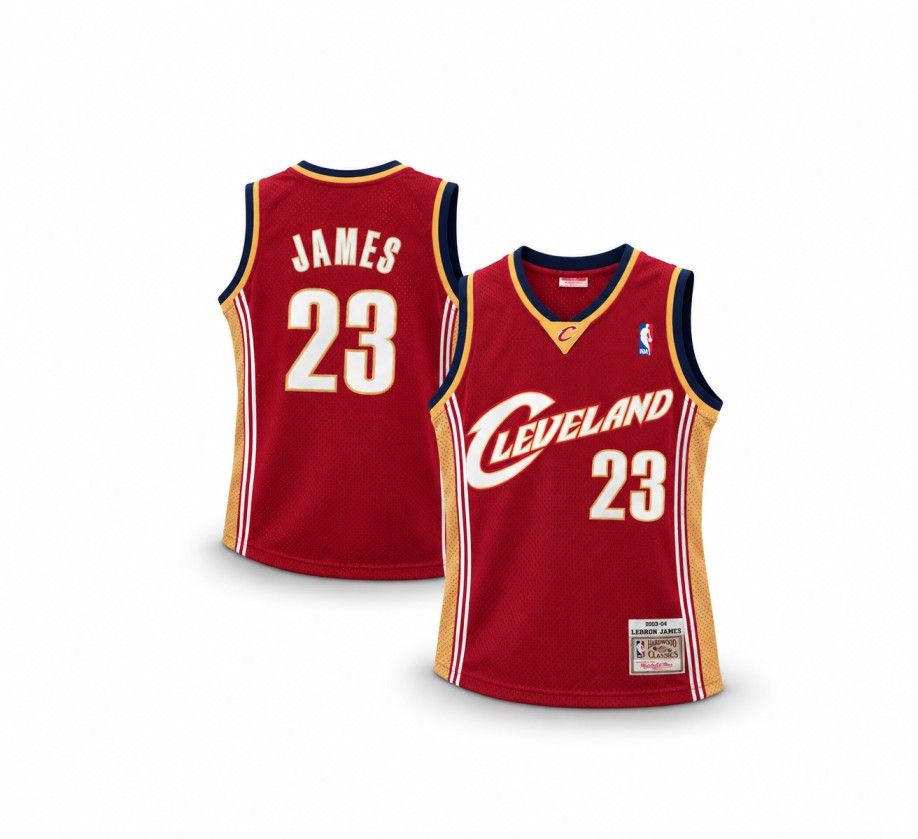 Mitchell & Ness Cleveland Cavaliers LeBron James 2003-04 Hardwood Classics Swingman Jersey