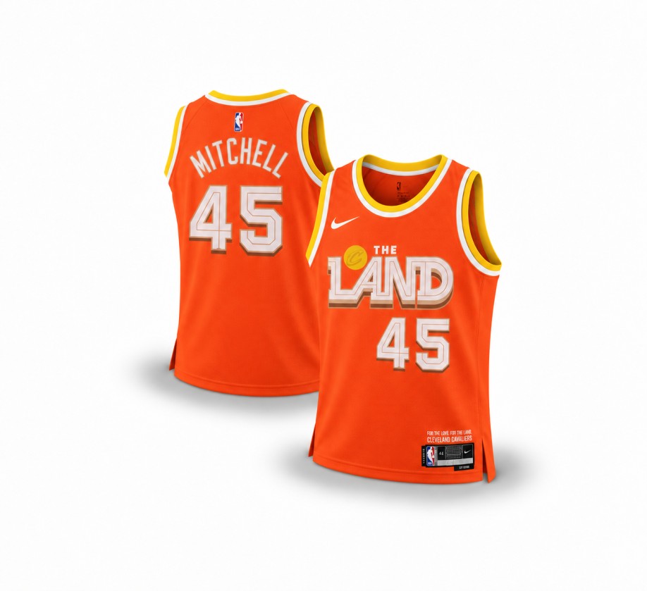 This is a Nike Donovan Mitchell Cleveland Cavaliers 2025/26 City Edition Swingman Jersey