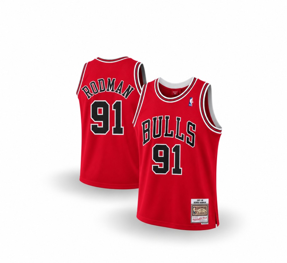 Dennis Rodman Chicago Bulls 1997–98 Hardwood Classics Swingman Jersey