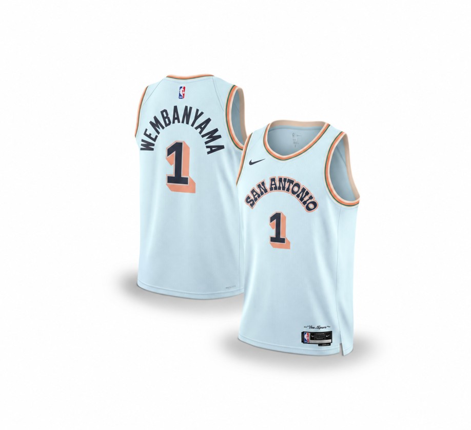 Nike Men's San Antonio Spurs 2024/25 City Edition Victor Wembanyama Dri-FIT NBA Swingman Jersey