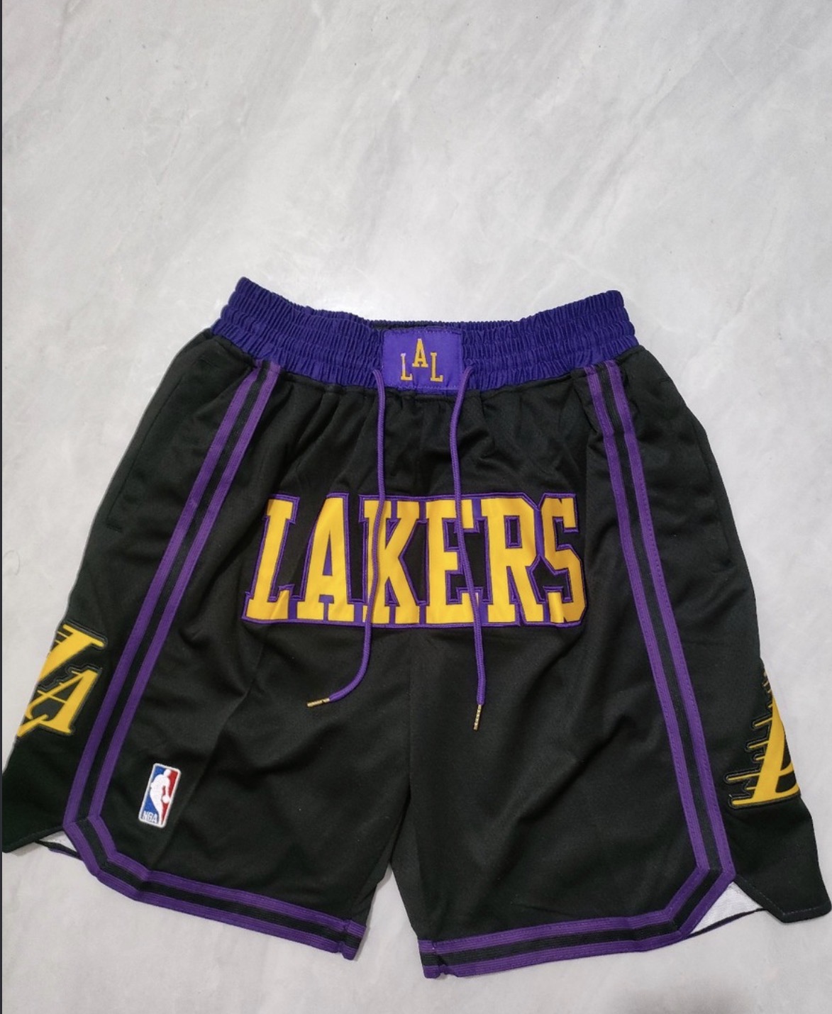 Los Angeles lakers street wear shorts